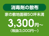 消毒剤の散布 3,240円~