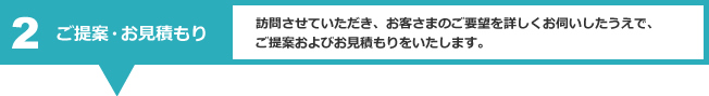 2ご提案・お見積もり